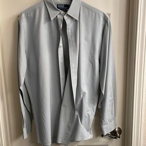 EUC Polo by Ralph Lauren Gray Dress Shirt Mens